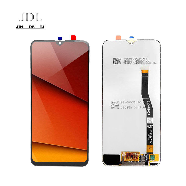 Satışta M20 LCD Pantalla SAMAUNG M20 Cep telefonu dokunmatik ekranı için  M205 100% orijinal yeni servis paketi LCDS