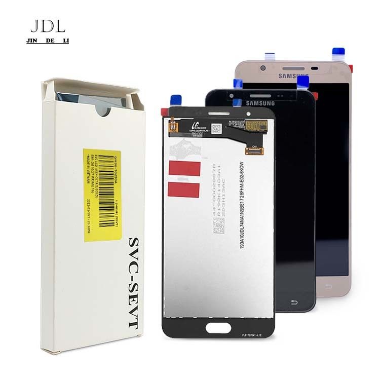 Fabrika LCD Dokunmatik Ekran Pantalla  J7 Prime Telefon Ekranı  G610 için 100% Orijinal Yeni Hizmet Paketi LCDS