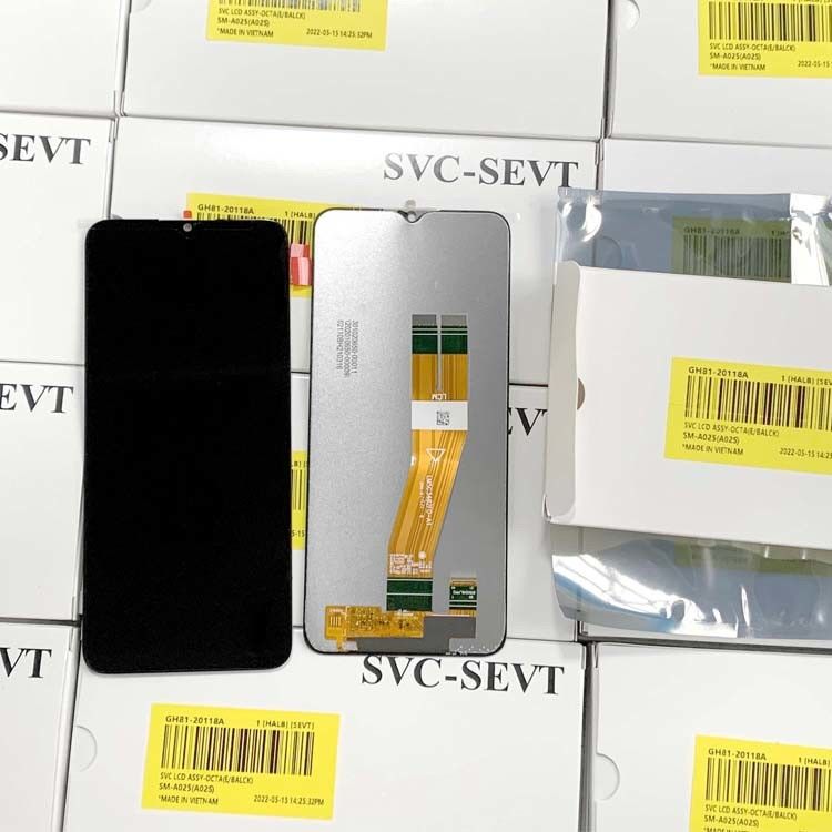 A02S için Toptan Yüksek Kaliteli LCD Ekranı % 100 Orijinal Yeni Servis Paketi LCDS  A025 Telefon Ekranı