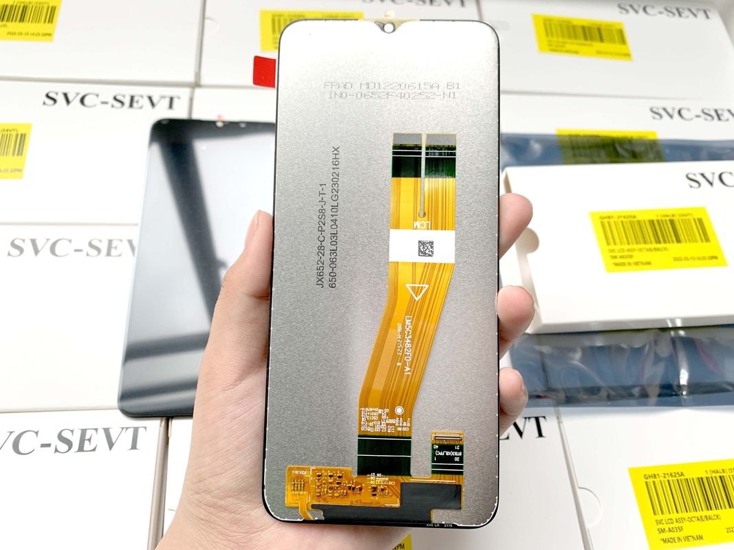 Toptan Satın Telefon LCD Ekranı Değiştirme  A03 için 100% Orijinal Test Edilmiş Mobil Ekran A035 Yüksek Kaliteli Pantalla