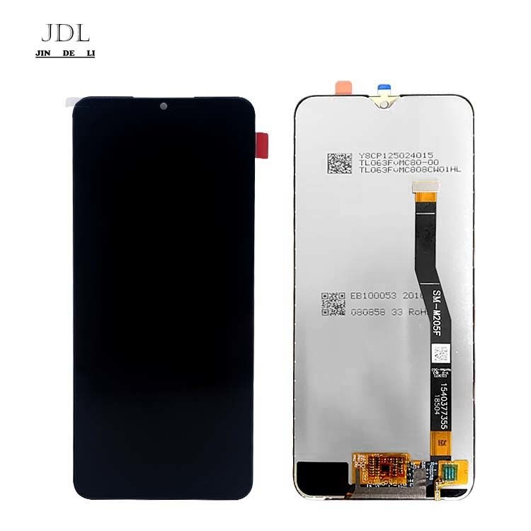Satışta M20 LCD Pantalla SAMAUNG M20 Cep telefonu dokunmatik ekranı için  M205 100% orijinal yeni servis paketi LCDS