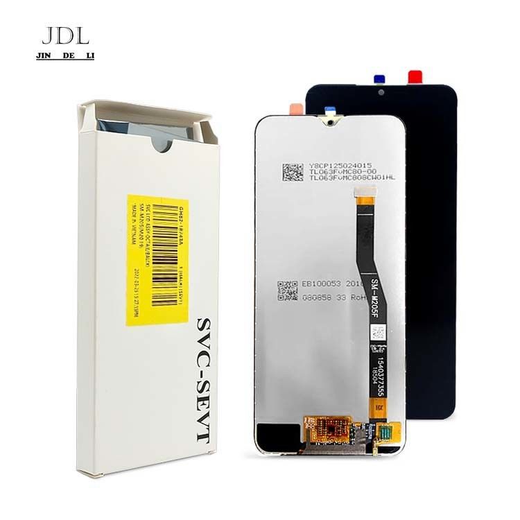 Satışta M20 LCD Pantalla SAMAUNG M20 Cep telefonu dokunmatik ekranı için  M205 100% orijinal yeni servis paketi LCDS
