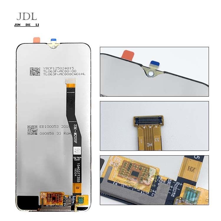 Satışta M20 LCD Pantalla SAMAUNG M20 Cep telefonu dokunmatik ekranı için  M205 100% orijinal yeni servis paketi LCDS