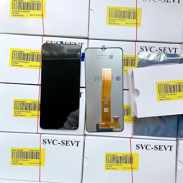 A02 LCD Ekranı  A022 Cep Telefonu Servis Paketi LCD  A02 Toptan Alım Alım Orijinal Dokunmatik Dijitalleştirme Pantalla
