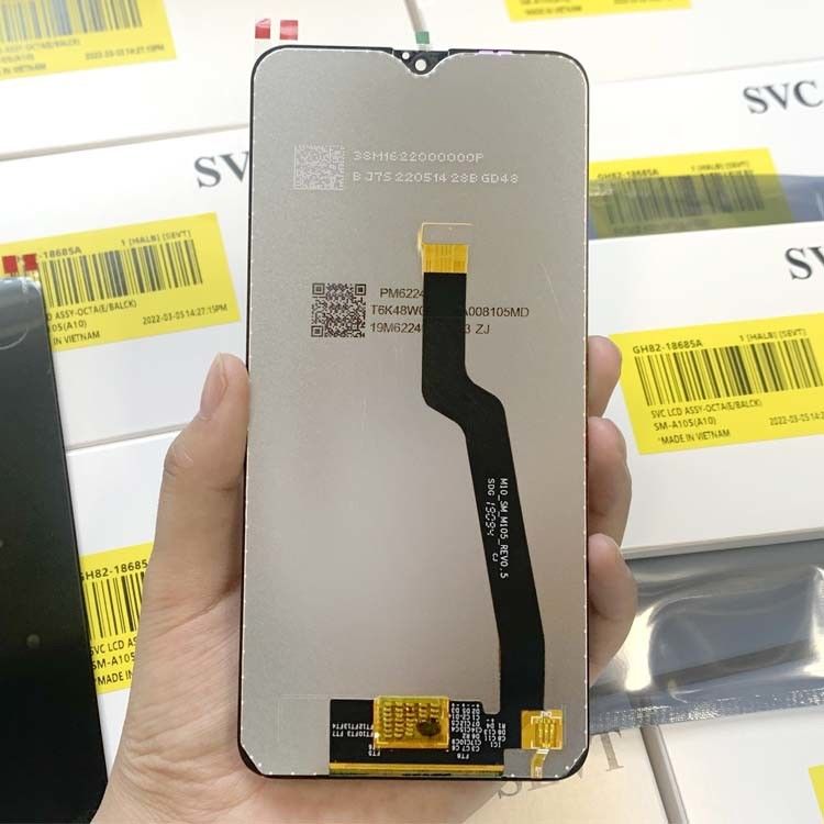 A10 LCD  A105 için Toptan Alım Orijinal Yeni Servis Paketi LCDS  A10 Cep Telefon Ekran Ekranı Pantalla