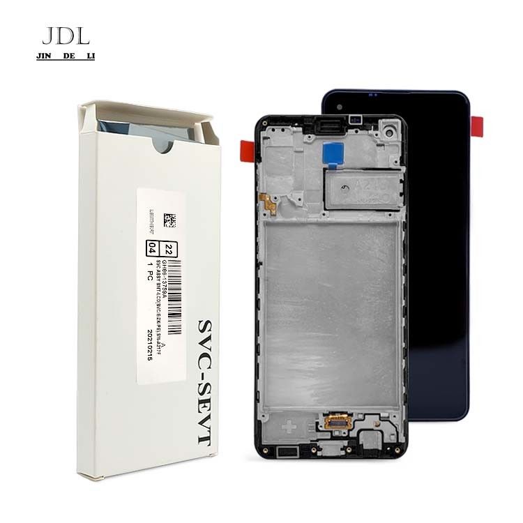 A21S için Çerçeve ile A21S LCD LCD Yeni Servis Paketi LCDS  A217 Cep telefonu Ekran Ekranı Pantalla