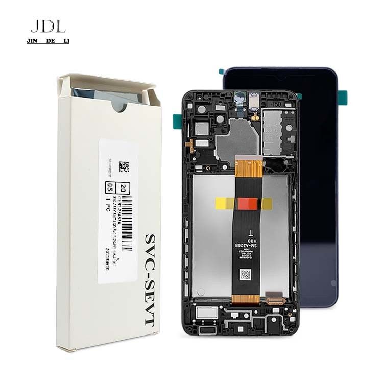 A326B LCD Ekranı + Çerçeve  A32 5G Orijinal Servis Paketi LCDS  A326B Cep Telefonu Dokunmatik Ekran Pantalla
