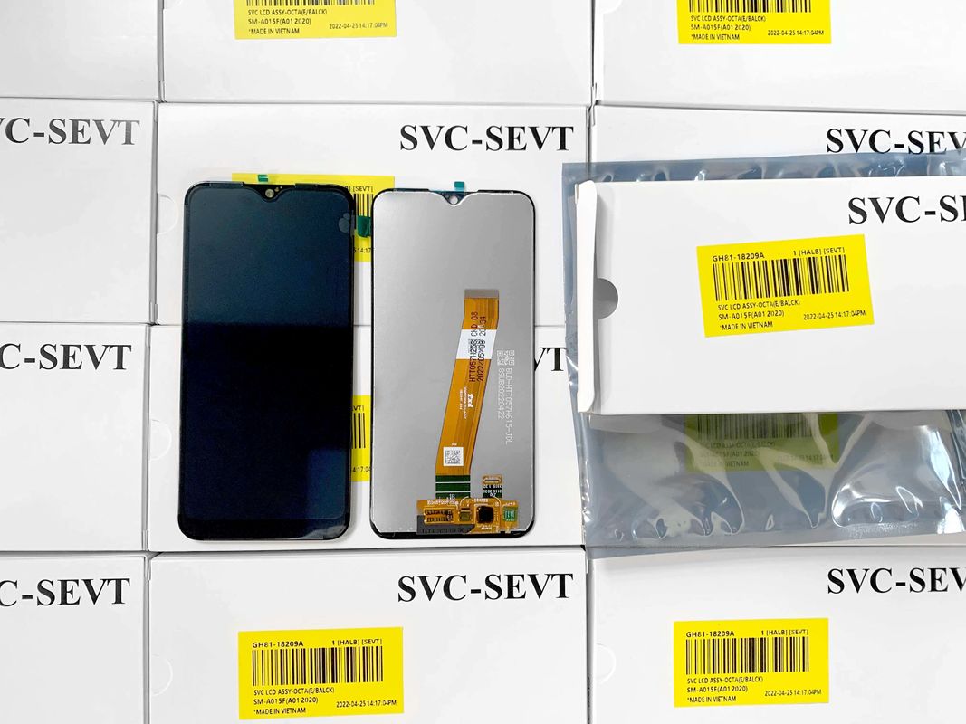 A01 LCD LCD For  A01 Toptan Alınmış Cep Telefon Ekran Ekranı Pantalla  A105 Servis Paketi LCDS Touch