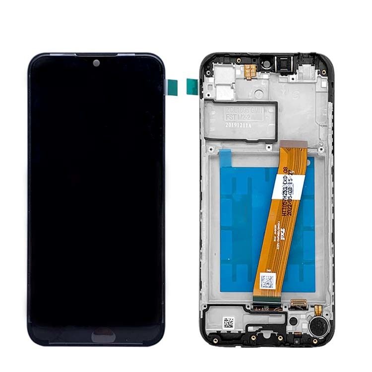 A01 LCD Ekran Ekran Çerçeveli LCD  A01 Toptan Servis Paketi LCDS  A105 Orijinal Telefon Pantalla