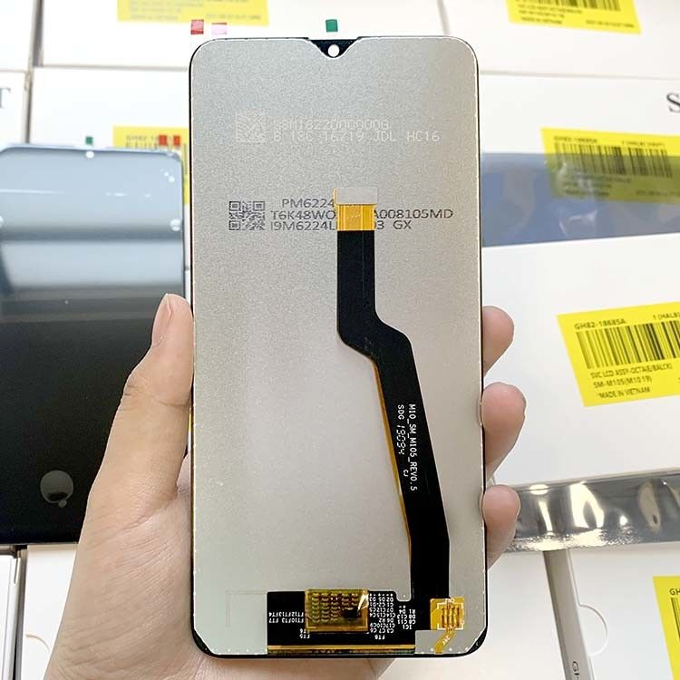 M10 LCD LCD Ekran Ekranı Pantalla  M10 Orijinal Hizmet Paketi LCDS  M105 Cep Telefonu Dokunmatik Dijitalleştiricisi