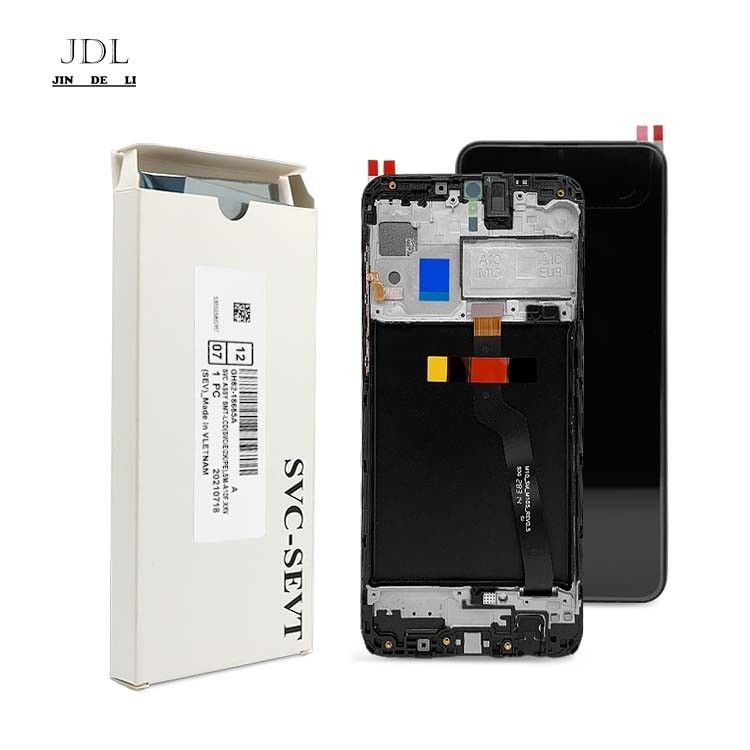 M10 Mobil Telefon Dokunmatik Ekran Ekranı için Çerçeve ile M10 LCD  M105 Orijinal Hizmet Paketi LCDS Pantalla