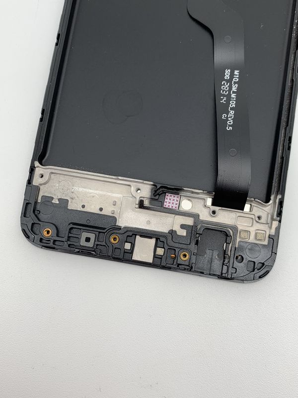 M10 Mobil Telefon Dokunmatik Ekran Ekranı için Çerçeve ile M10 LCD  M105 Orijinal Hizmet Paketi LCDS Pantalla