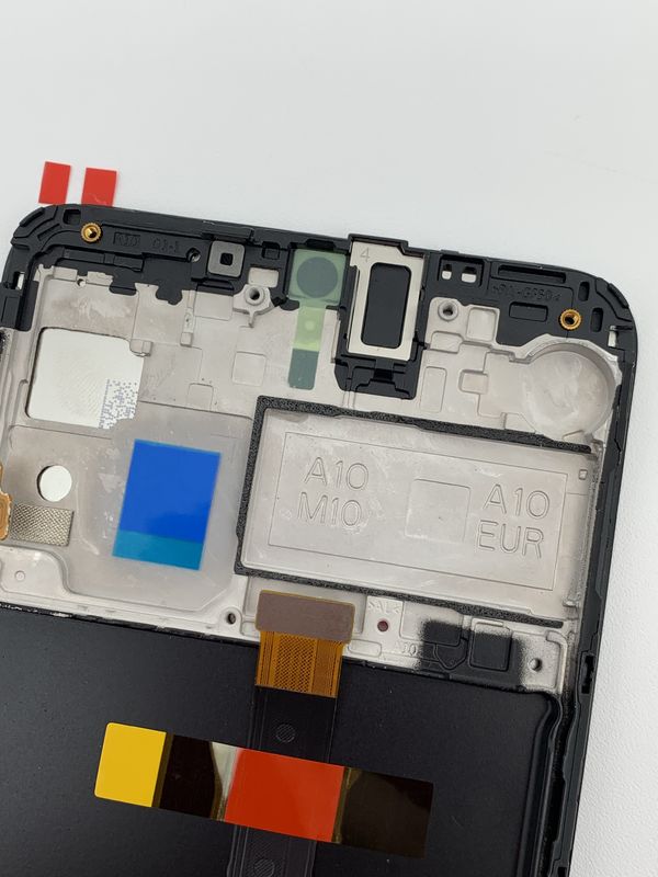 M10 Mobil Telefon Dokunmatik Ekran Ekranı için Çerçeve ile M10 LCD  M105 Orijinal Hizmet Paketi LCDS Pantalla