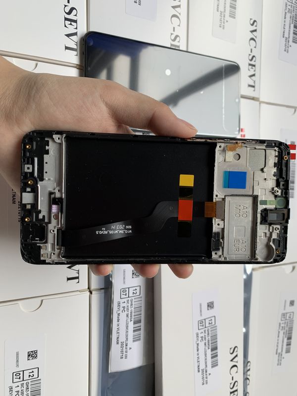 A10 LCD Pantalla  A10 Toptan Satılan Cep Telefonu Dokunmatik Ekranı  A105 Orijinal Servis Paketi LCDS Ekranı
