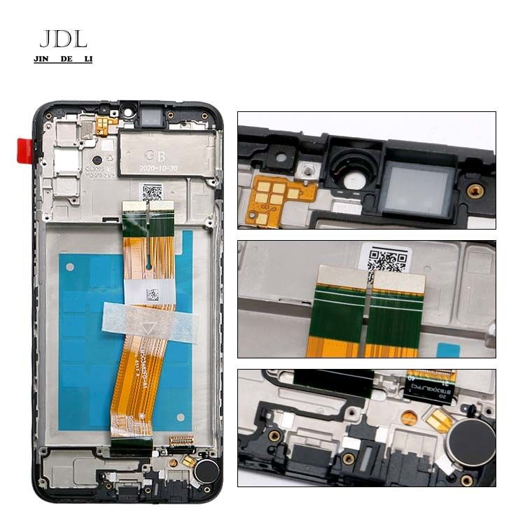 A02S Sanayi Dokunmatik Ekran Ekranı  A025 Servis Paketi LCDS Pantallonu için Çerçeve ile Toptan A02S LCD