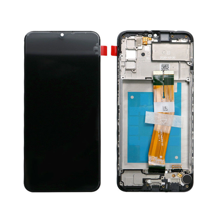 A02S Sanayi Dokunmatik Ekran Ekranı  A025 Servis Paketi LCDS Pantallonu için Çerçeve ile Toptan A02S LCD