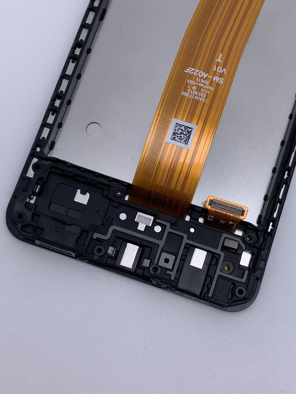 A022 için çerçeve ile A02 LCD Ekranı Orijinal Dokunmatik Ekran Dijitalleştiricisi Pantalla  A02 Servis Paketi LCDS