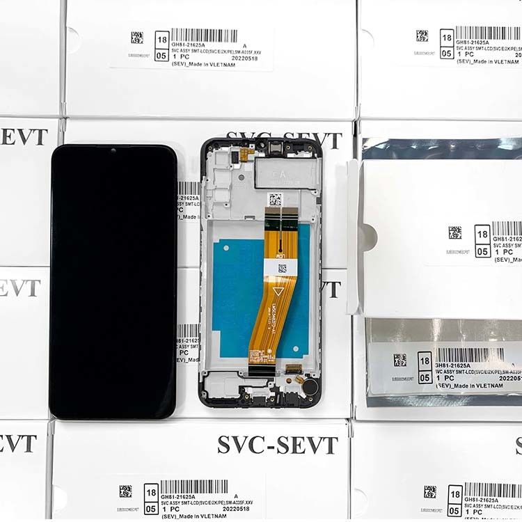 A03 LCD ekranı çerçeve ile  a03 Toptan cep telefonu ekranı A035 Orijinal servis paketi LCDS ekranı Pantalla