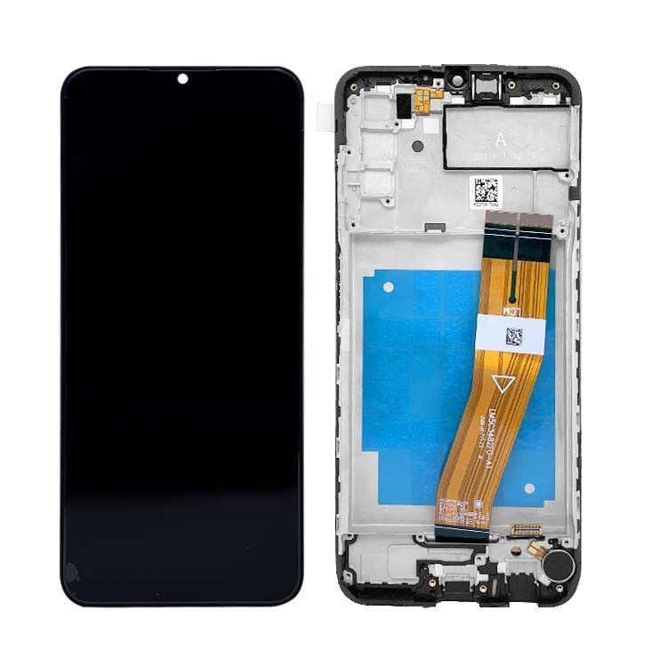A03 LCD ekranı çerçeve ile  a03 Toptan cep telefonu ekranı A035 Orijinal servis paketi LCDS ekranı Pantalla