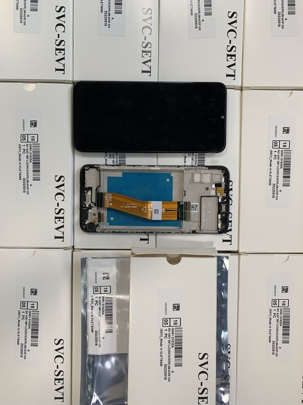 A03 LCD ekranı çerçeve ile  a03 Toptan cep telefonu ekranı A035 Orijinal servis paketi LCDS ekranı Pantalla