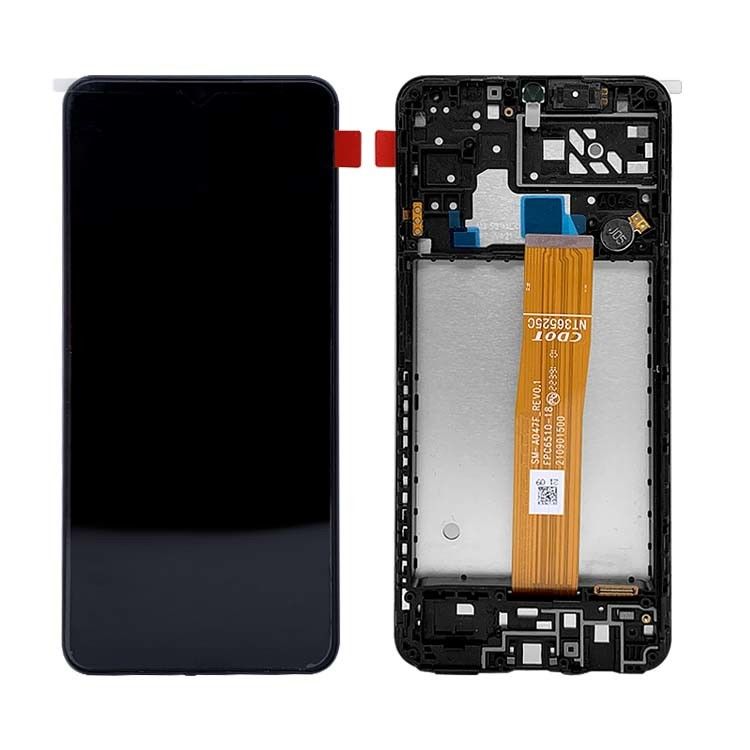 A04S LCD Çerçeve ile LCD  a04s için Orijinal Servis Paketi LCDS  A047 Cep telefonu Ekran Ekranı Pantalla