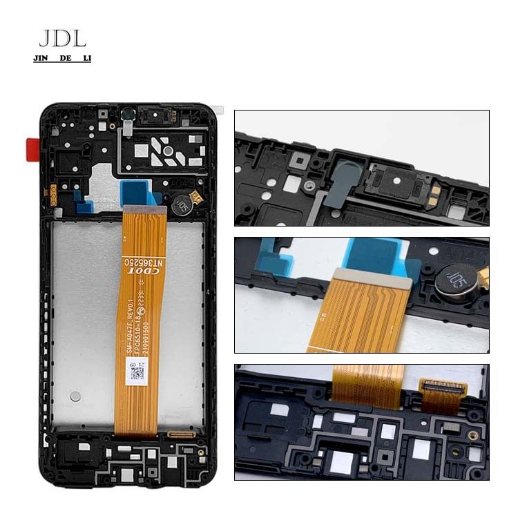 A04S LCD Çerçeve ile LCD  a04s için Orijinal Servis Paketi LCDS  A047 Cep telefonu Ekran Ekranı Pantalla