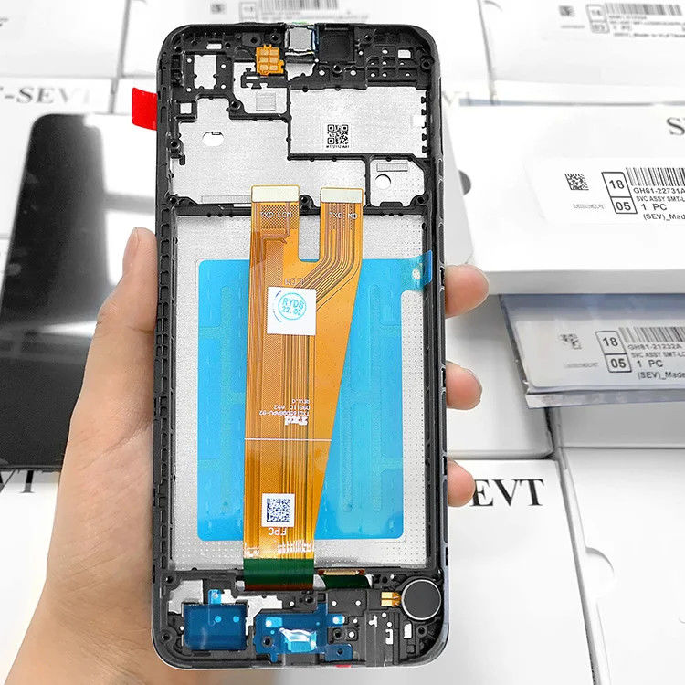A045  a045 Cep telefonu dokunmatik ekranı ile ekran ekranı  A04 orijinal servis paketi LCDS