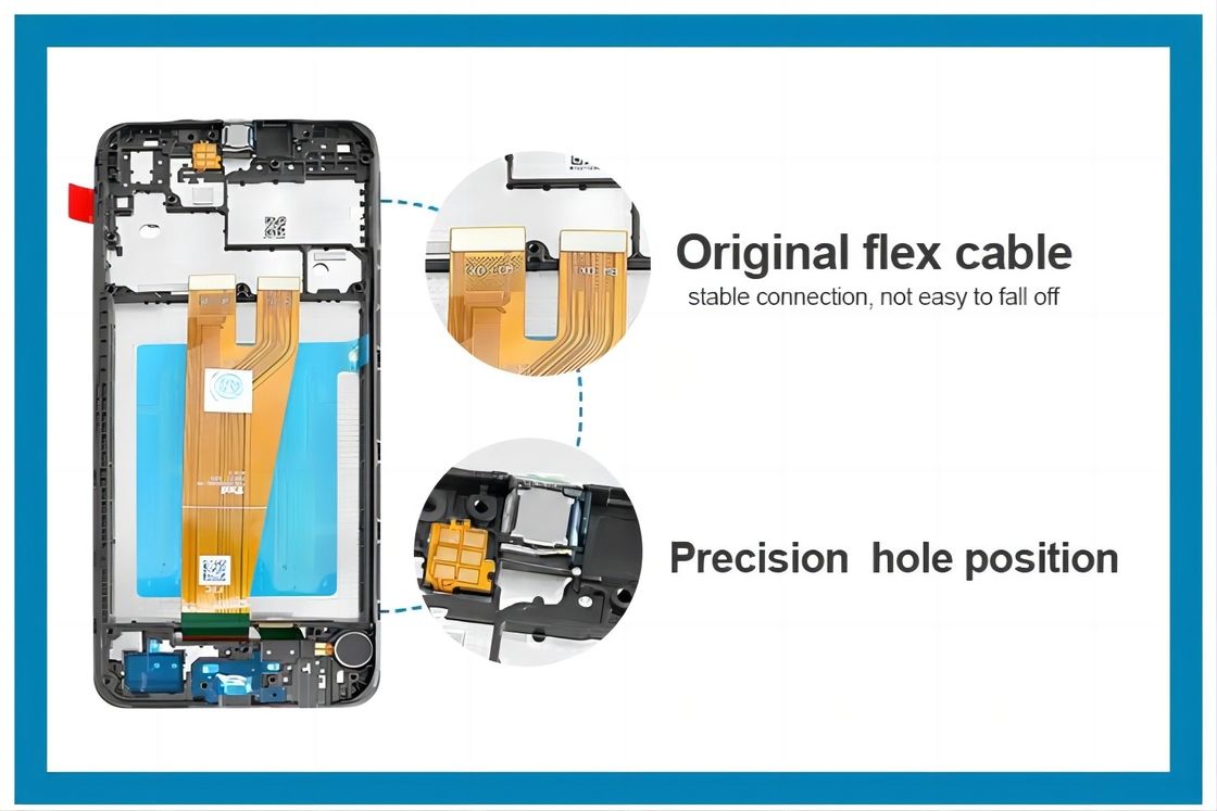 A045  a045 Cep telefonu dokunmatik ekranı ile ekran ekranı  A04 orijinal servis paketi LCDS