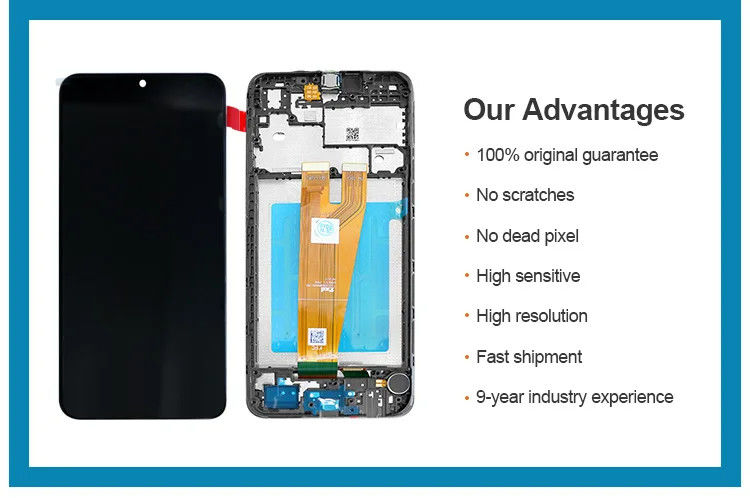 A045  a045 Cep telefonu dokunmatik ekranı ile ekran ekranı  A04 orijinal servis paketi LCDS