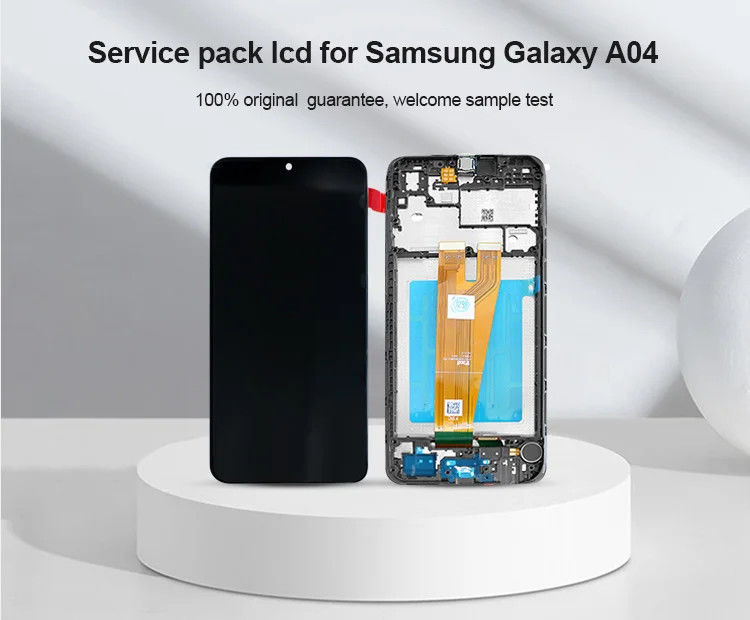 A045  a045 Cep telefonu dokunmatik ekranı ile ekran ekranı  A04 orijinal servis paketi LCDS