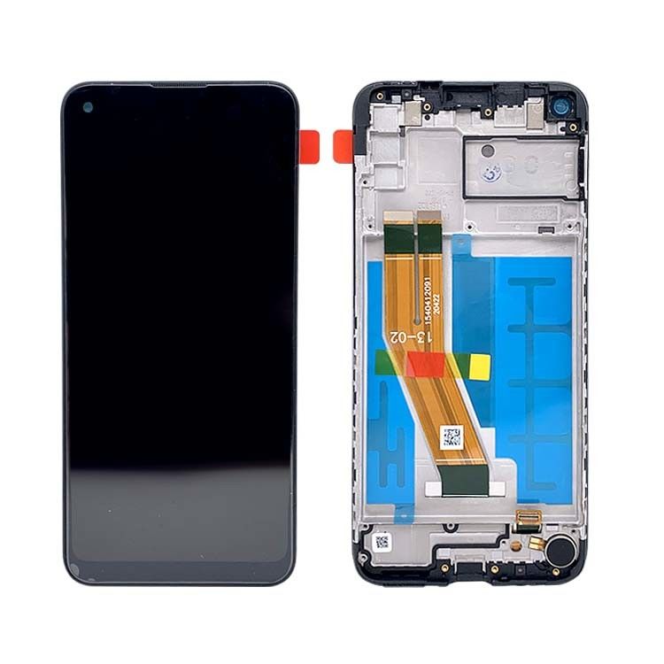 A11 LCD Ekranı Çerçeveyle Pantalla  A11 Orijinal Yeni Mobil Ekran  A115 Servis Paketi LCD Ekranı