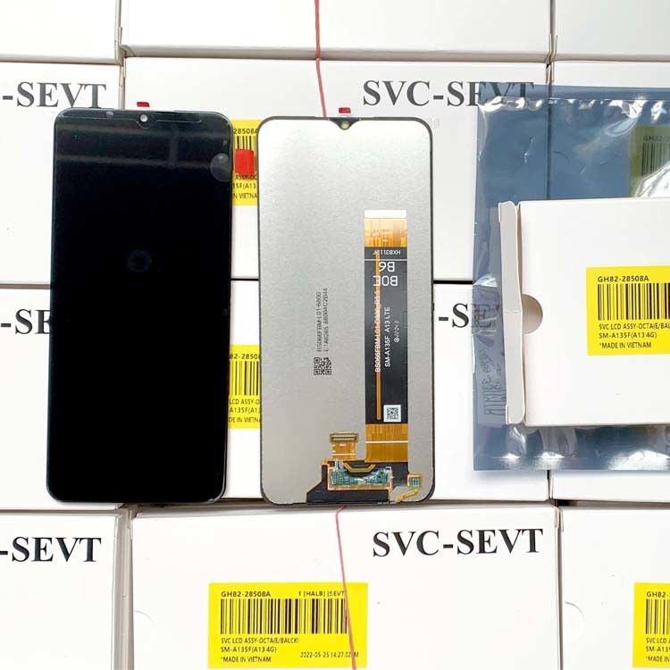 A13S Orijinal LCD Ekranı  A13 Servis Paketi LCDS Ekranı  A135 A137 Cep Telefonu Dokunmatik Pantalla