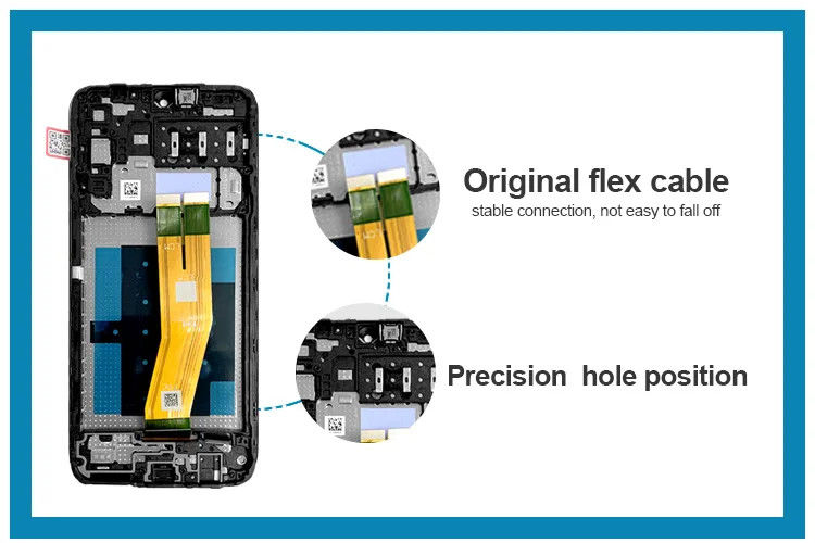A14 4G LCD Çerçeveyle  A145P Cep telefonu Dokunmatik Pantalla  A145R Hizmet Paketi LCD Ekran Ekranı