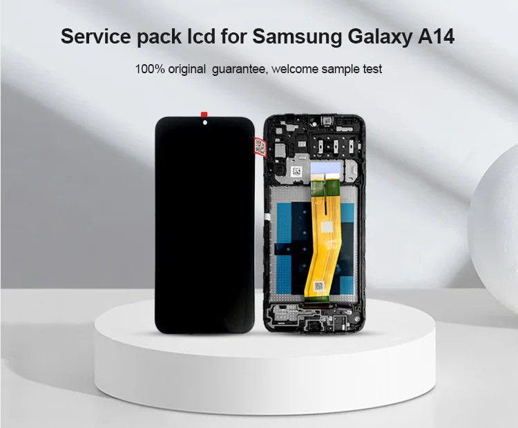 A14 4G LCD Çerçeveyle  A145P Cep telefonu Dokunmatik Pantalla  A145R Hizmet Paketi LCD Ekran Ekranı