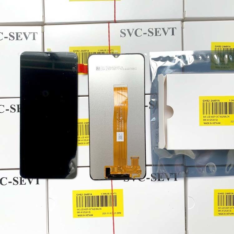 Siyah A12 Mobil Ekran Yerine Alıcı EMS FEDEX UPS DHL TNT ile gönderilir