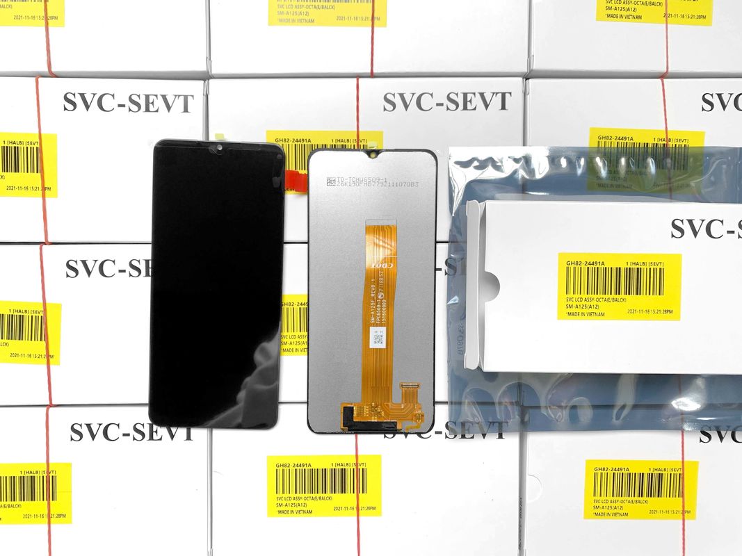 Siyah A12 Mobil Ekran Yerine Alıcı EMS FEDEX UPS DHL TNT ile gönderilir
