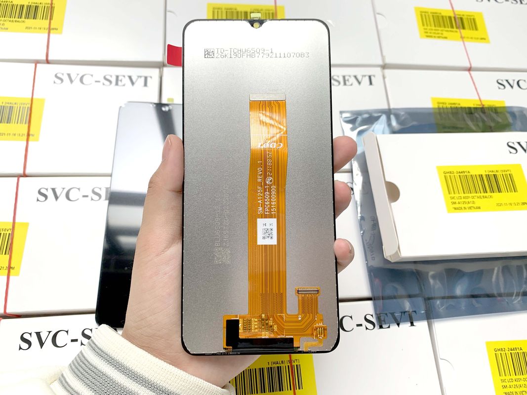 Siyah A12 Mobil Ekran Yerine Alıcı EMS FEDEX UPS DHL TNT ile gönderilir