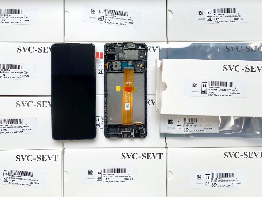A12/A125 orijinal servis paketi   a04e LCD ekranı için çerçevesiz LCD fabrika doğrudan satışı
