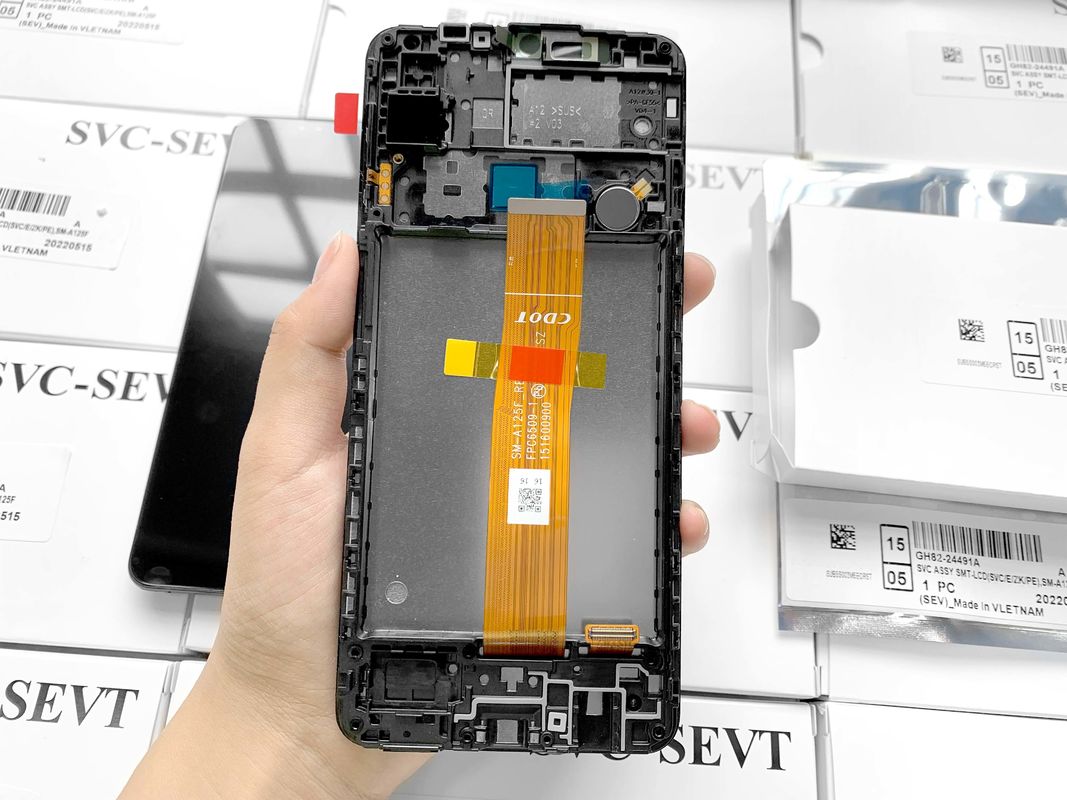 A12/A125 orijinal servis paketi   a04e LCD ekranı için çerçevesiz LCD fabrika doğrudan satışı