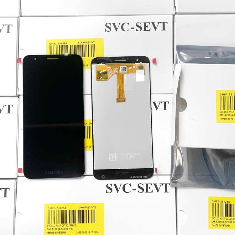 Profesyonel yüksek kaliteli orijinal servis paketi LCD A260 Core cep telefonu LCD'leri  A260 Core için mobil LCD ekranı