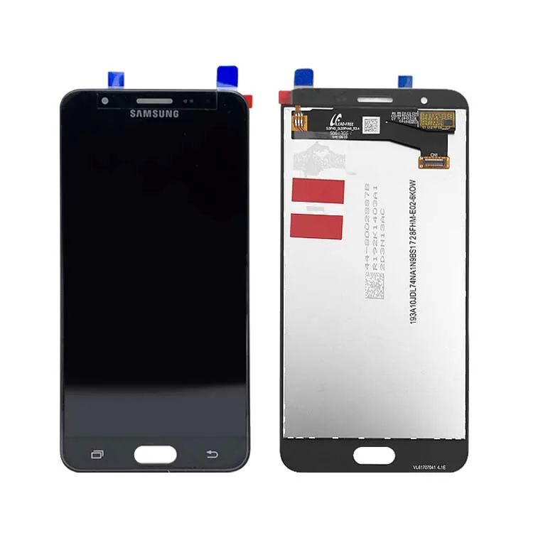 J7 Prime LCD Ekranı TFT LCD Teknolojisi Özel Logo Yazdırma Mobil için ambalaj Samung ekran LCD için ekran