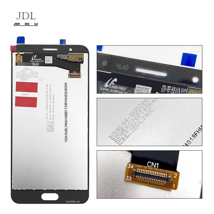 J7 Prime LCD Ekranı TFT LCD Teknolojisi Özel Logo Yazdırma Mobil için ambalaj Samung ekran LCD için ekran