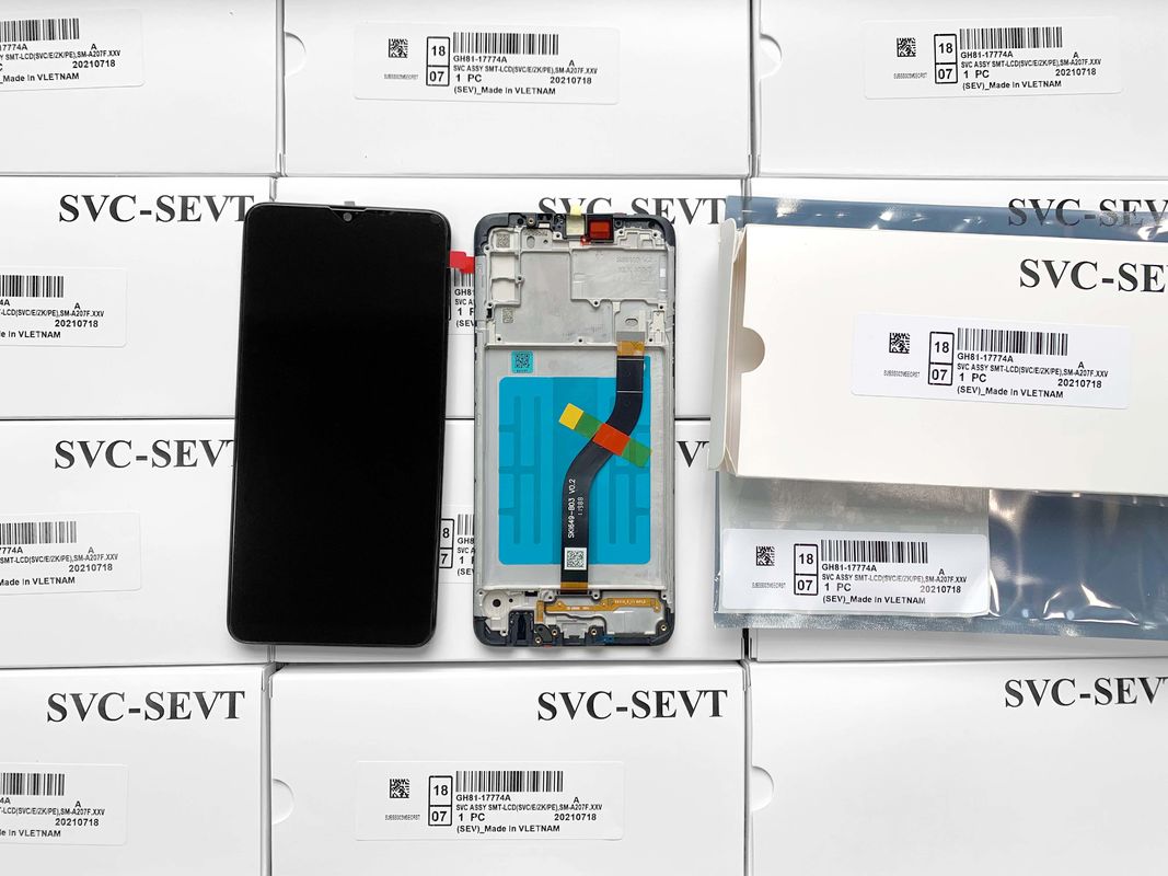 Paketleme Anti-statik poşet servisi Paket köpük Kutusu  A207 LCD Ekranı LCD için