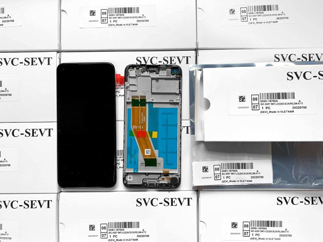 Telefon ekranı için 100% orijinal LCD A11 LCD servis paketi JDL mobil dokunmatik ekran yedek parçaları