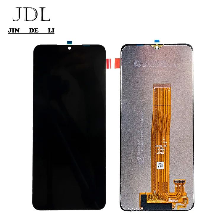 Siyah Renkli LCD Ekranı Değiştirme MOQ A02S Model Mobil Ekran için 5 adet