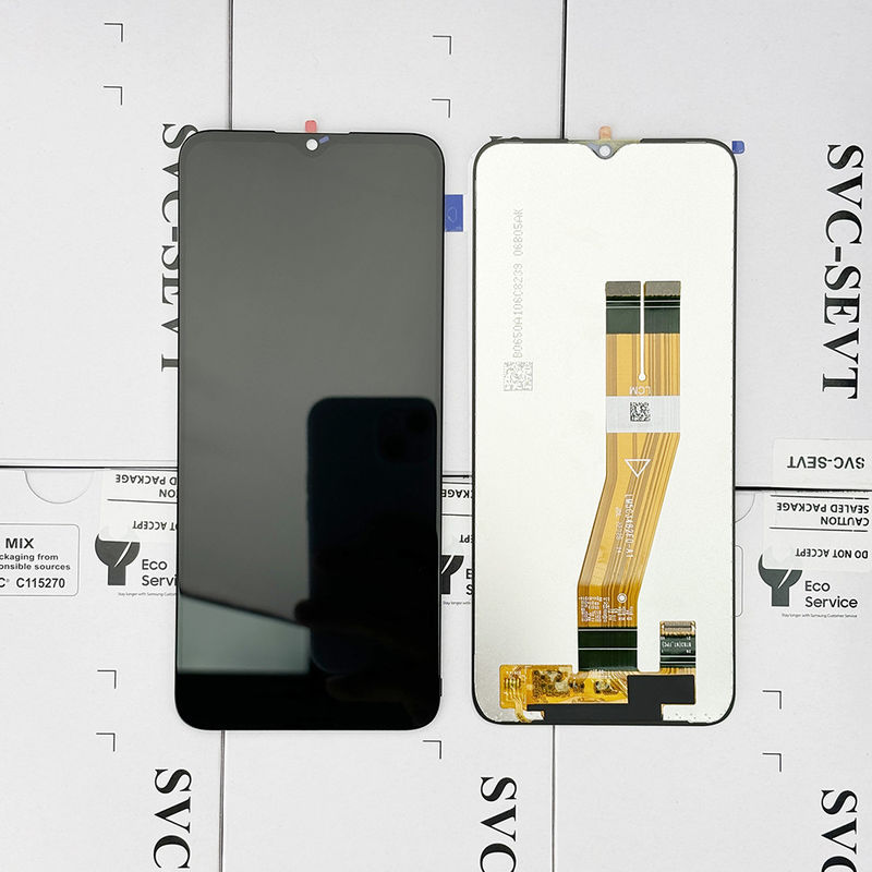Siyah Renkli LCD Ekranı Değiştirme MOQ A02S Model Mobil Ekran için 5 adet