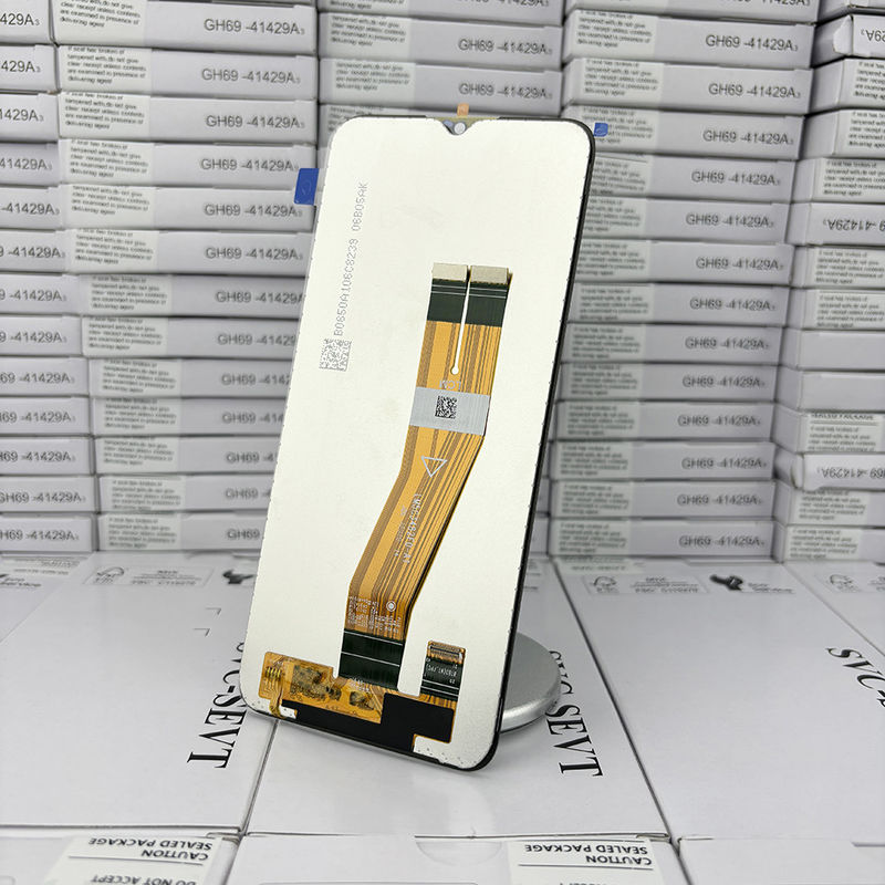Siyah Renkli LCD Ekranı Değiştirme MOQ A02S Model Mobil Ekran için 5 adet
