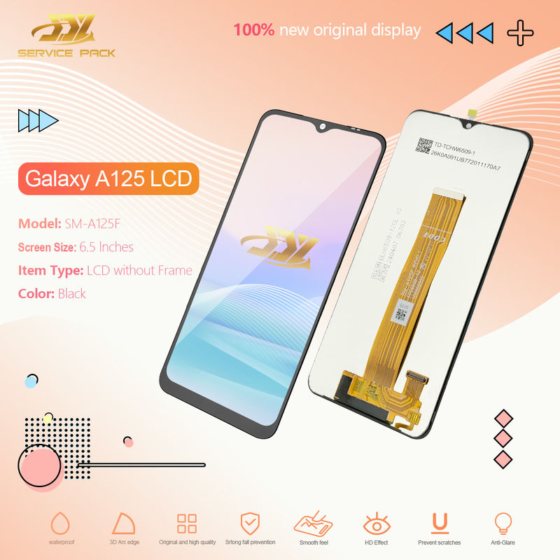 A125 LCD LCD  A12 Mobil Telefon Ekran Ekranı  A125 Toptan Alım Orijinal Servis Paketi LCDS Pantalla