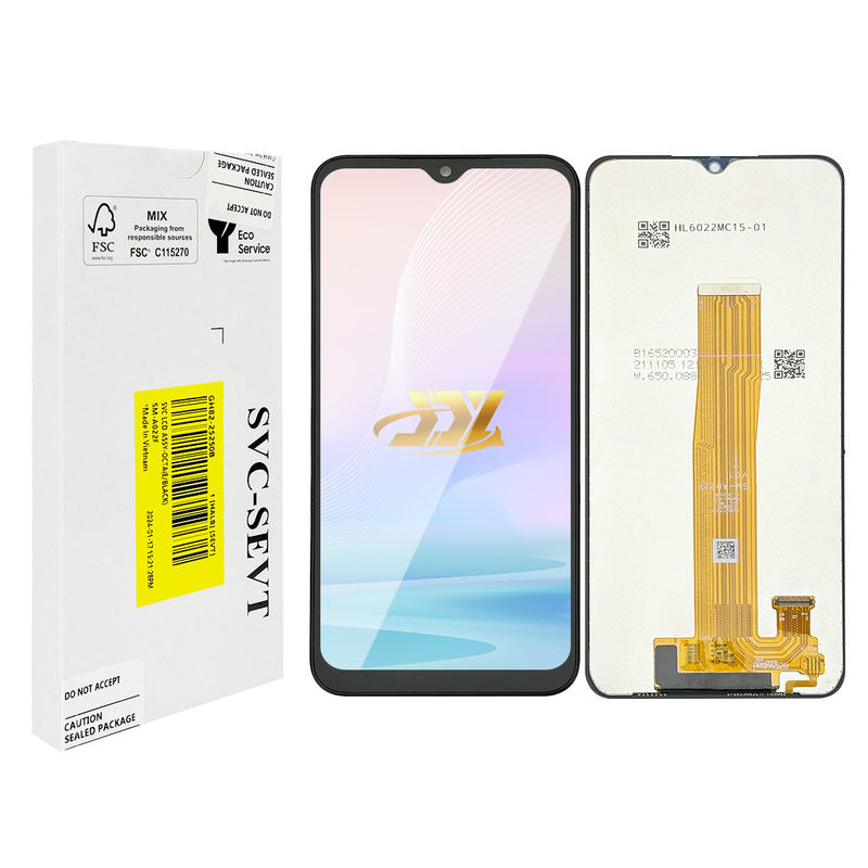 Cep telefonu A02 LCD Ekranı Değiştirme 6,5 Inç Yüksek Kontrastlı Svc LCD Cep Telefon Ekranları