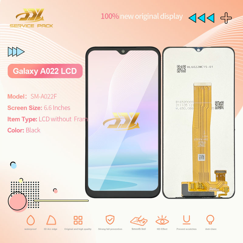 Cep telefonu A02 LCD Ekranı Değiştirme 6,5 Inç Yüksek Kontrastlı Svc LCD Cep Telefon Ekranları